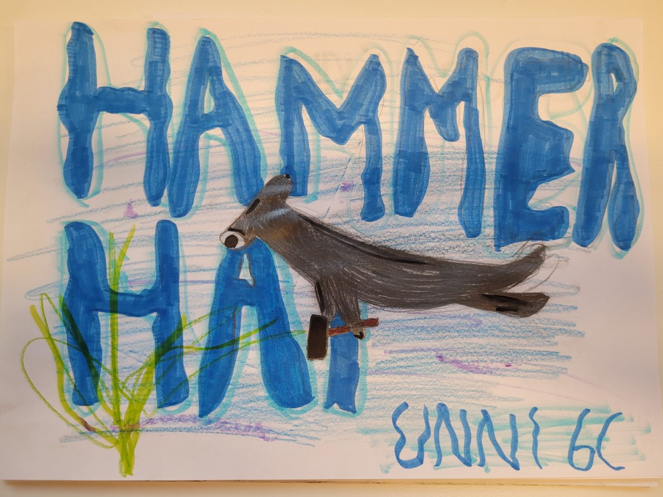 barnetegninger av hammerhai